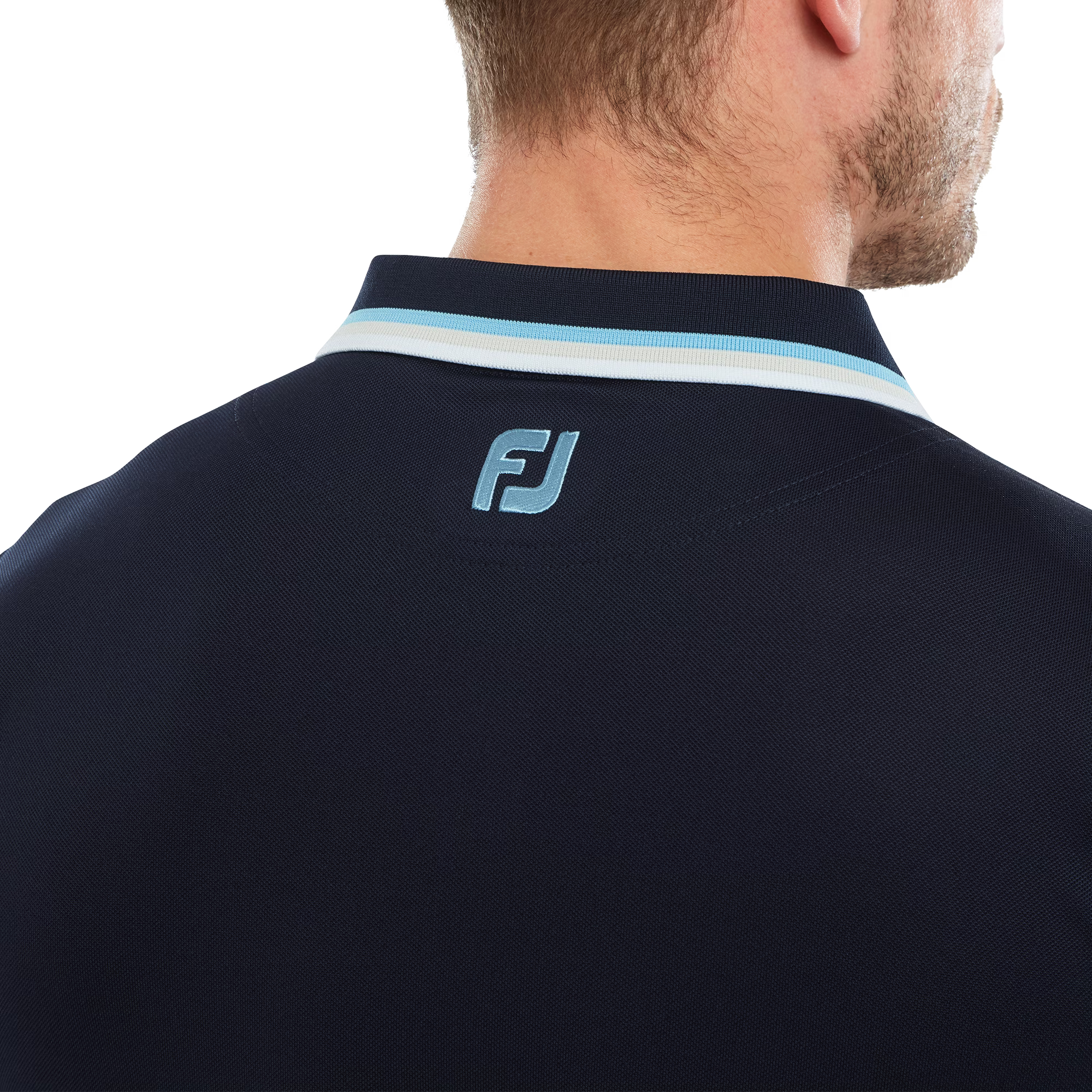 Solid Polo with Trim Pique