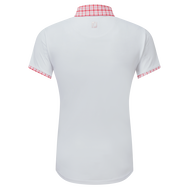 Gingham Trim Pique