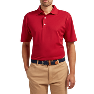 Stretch Pique Solid Knit Collar