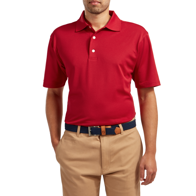 Stretch Pique Solid Knit Collar