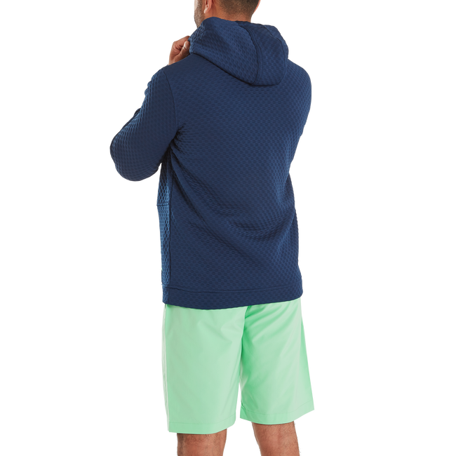 Textured Knit Hoodie