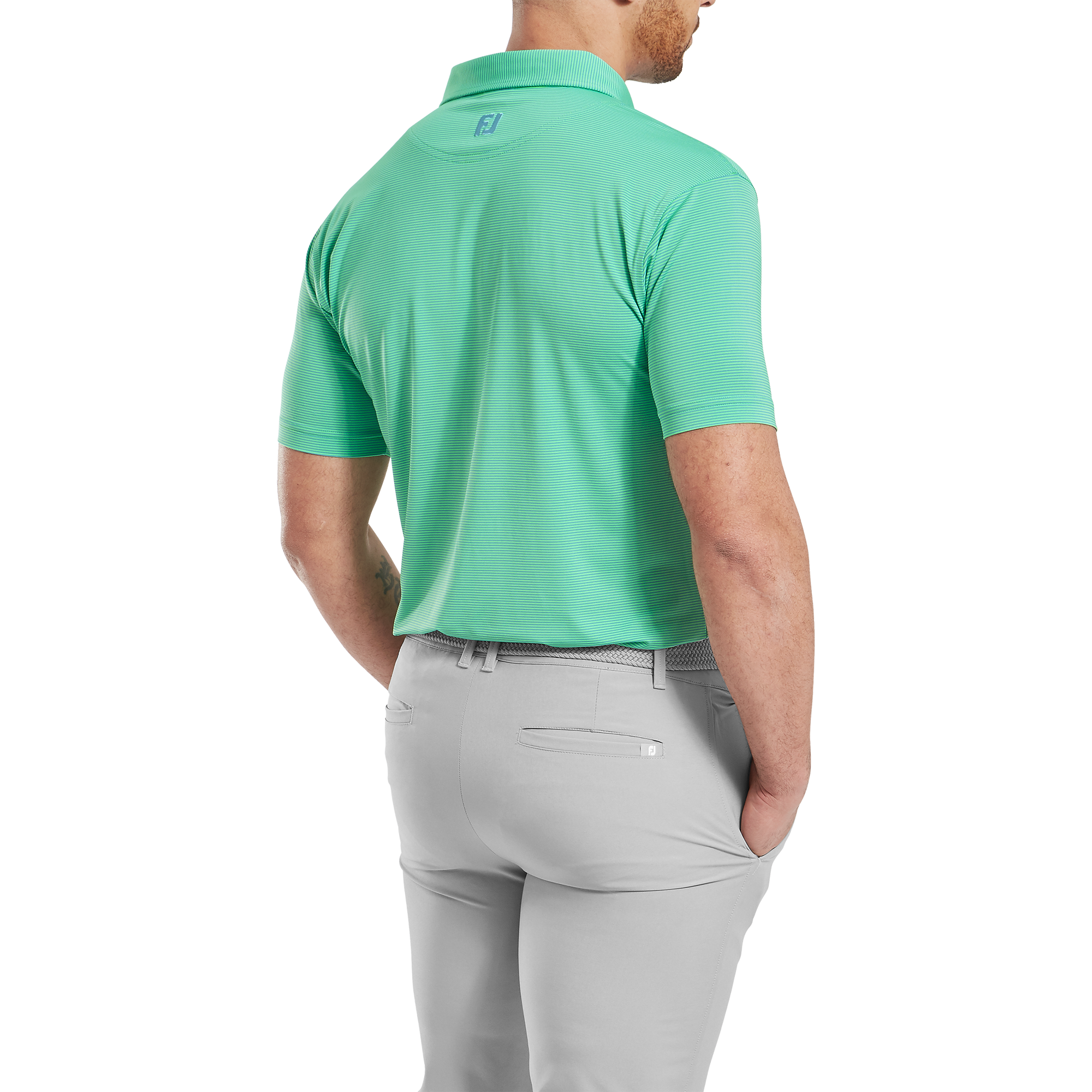 Micro Feeder Stripe Lisle