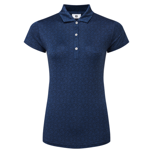 Painted Floral Cap Sleeve Lisle