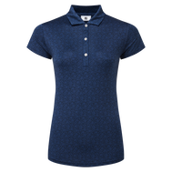 Painted Floral Cap Sleeve Lisle