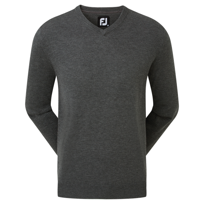 Wool Blend V-Neck Pullover