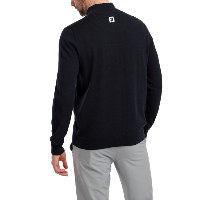 Wool Blend Half-Zip Pullover