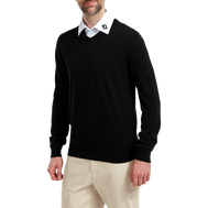 Wool Blend V-Neck Pullover