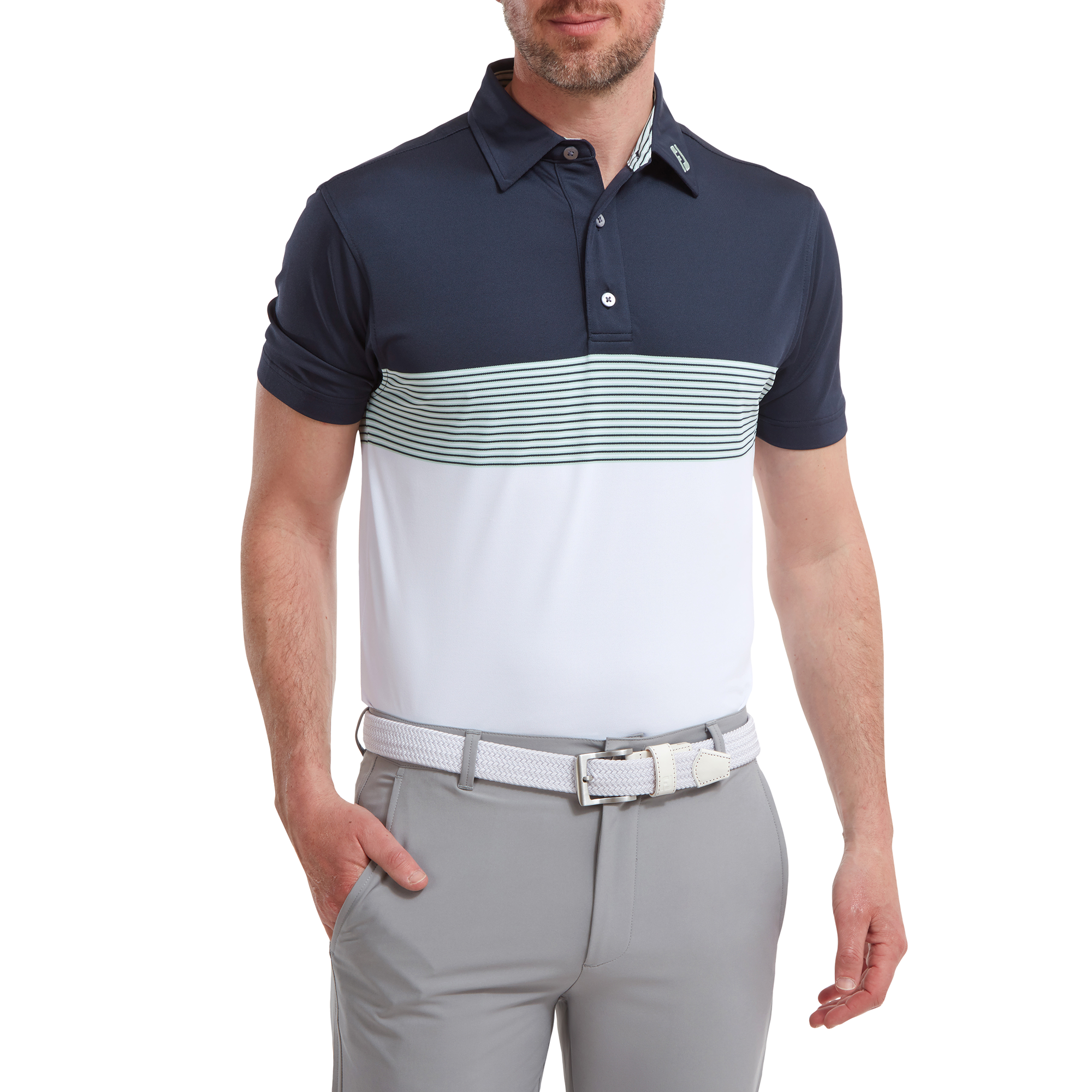 Colour Block Pique