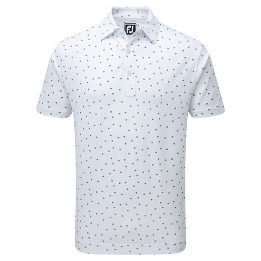 Stretch Pique Flower Print