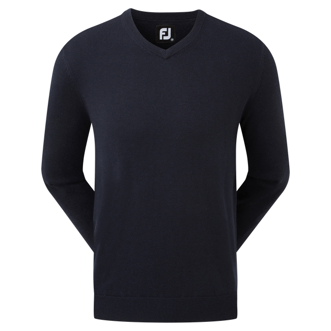 Wool Blend V-Neck Pullover