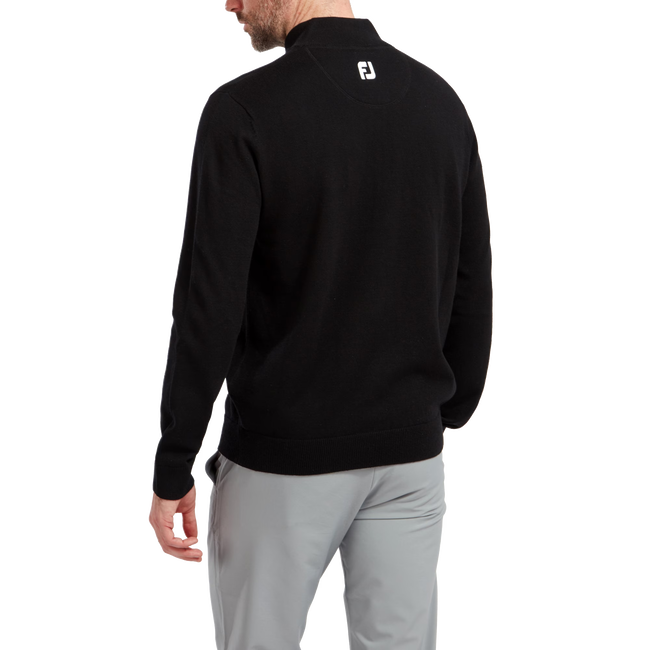 Wool Blend Half-Zip Pullover