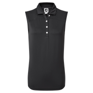 Mesh Back Sleeveless Lisle