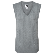 Women's Wool Blend Cable Knit V-Neck Vest