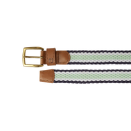 Striped Braided Belt