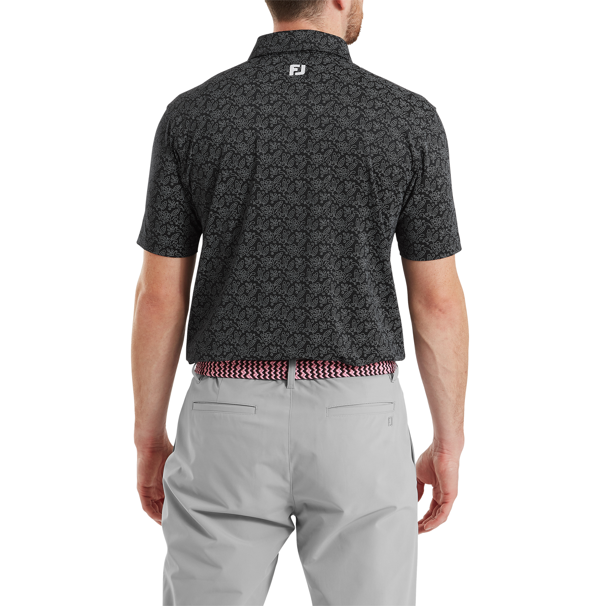 Wingtip Floral Lisle