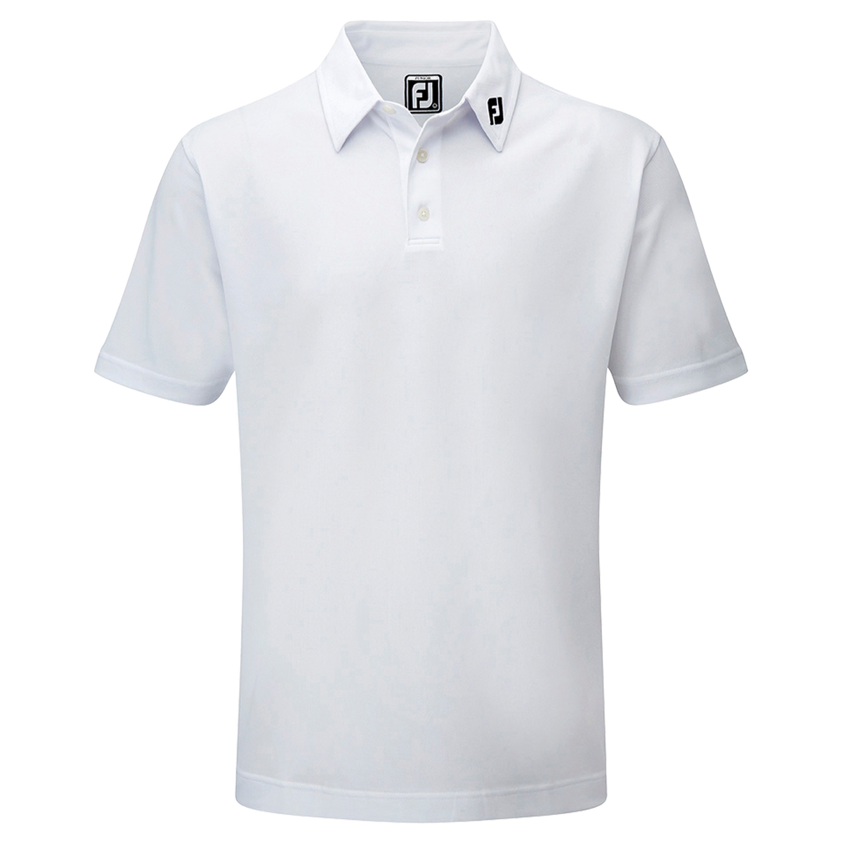 Footjoy Junior Stretch Pique Solid Golf Polo Shirt - Cobalt Blue Footjoy Junior Stretch Pique Solid Golf Polo Shirt - Cobalt Blue