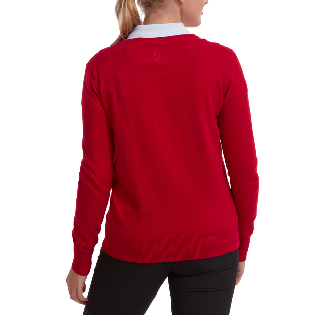 Wool Blend V-Neck Pullover