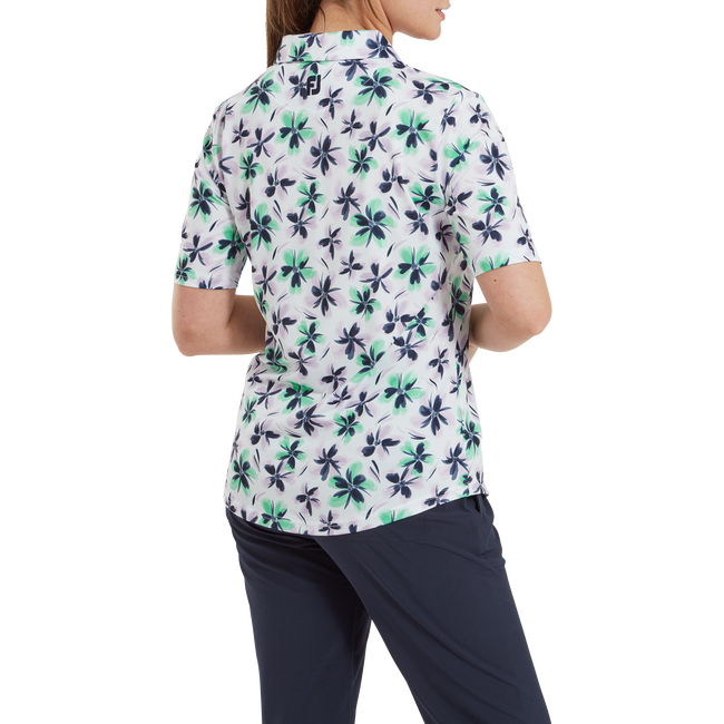 Floral Print Lisle