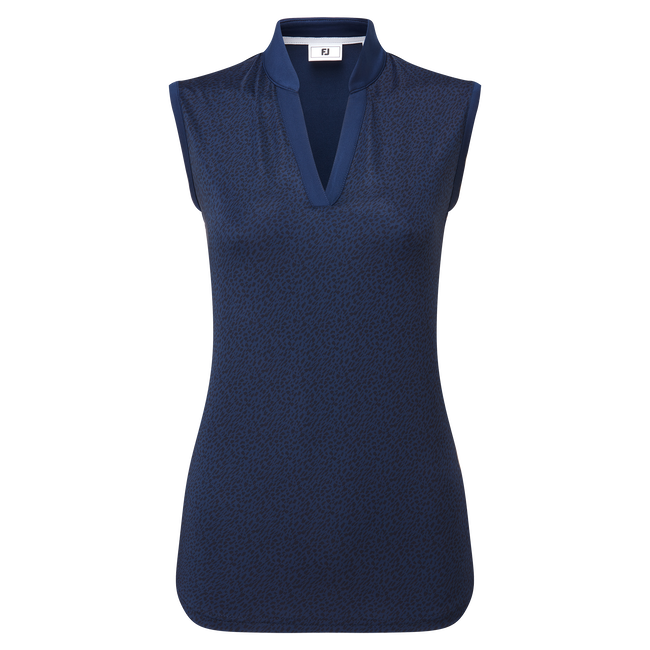 Animal Print Sleeveless Lisle