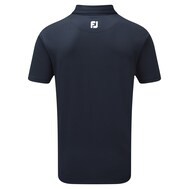 Stretch Pique With Micro Stripe Trim