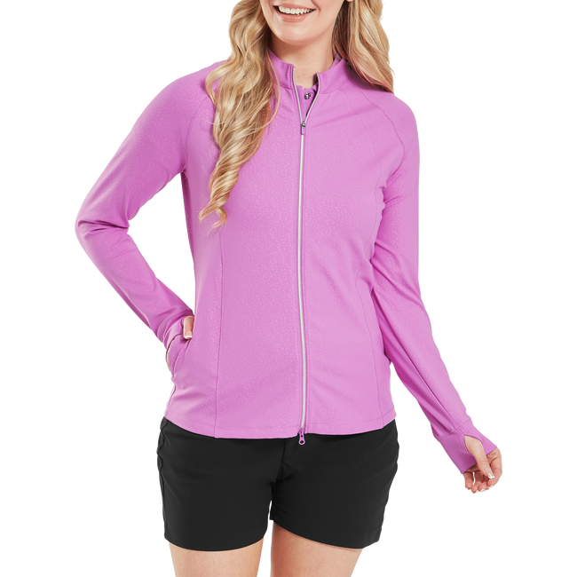 Embossed Full-Zip Midlayer