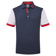 Junior Colour Block Pique