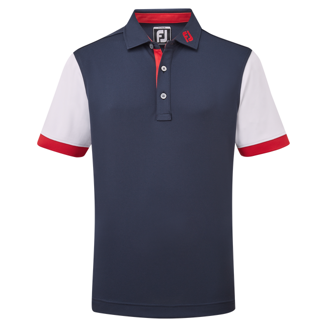 Junior Colour Block Pique