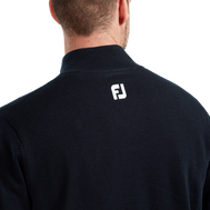 Wool Blend 1/2 Zip Lined Pullover