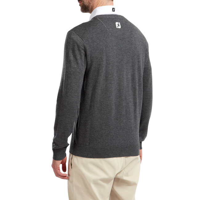 Wool Blend V-Neck Pullover