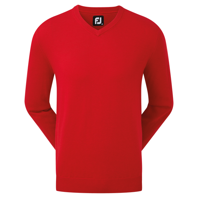 Wool Blend V-Neck Pullover